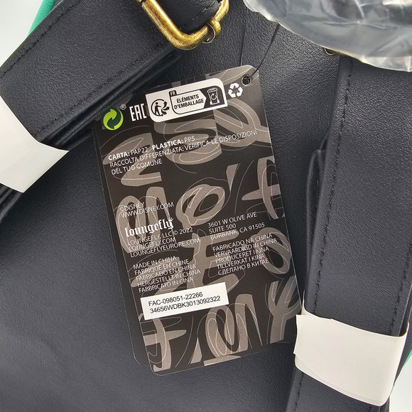 Loungefly Disney The Fox And The Hound Duo Friends Green Mini Backpack Bag New - Picture 6 of 8